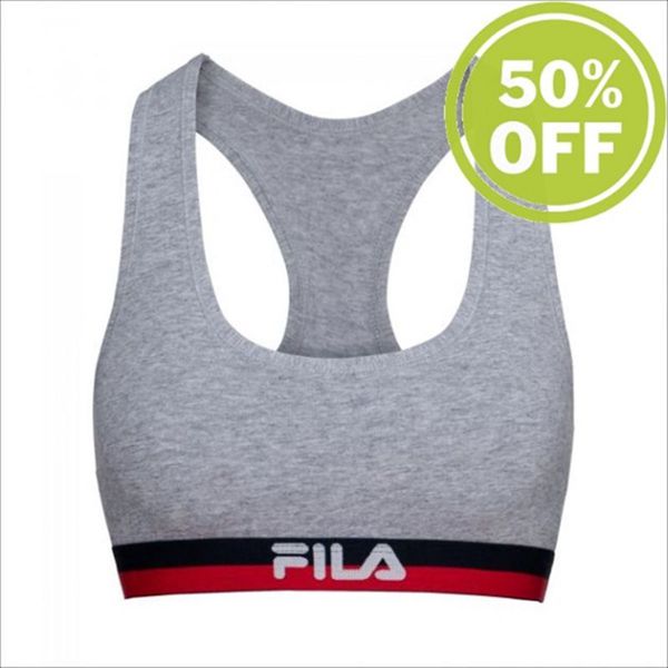 Fila 1 Pack Unlined Women's Bras - Grey,NZ 605-64289